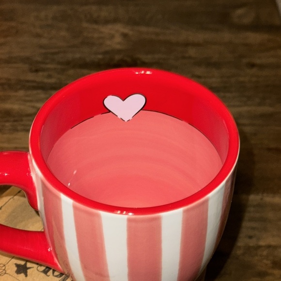 NWT Glory Haus Red/White Heart Lg Coffee/Tea Mug Cup ‘LOVE YOU MORE’ Kalyn Dunks - Picture 14 of 16